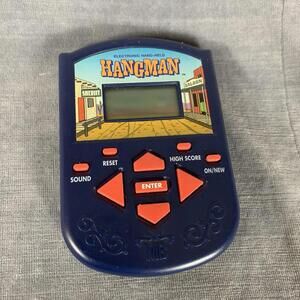 1995 Vintage Hangman Handheld Electronic Game Milton Bradley Hand Held Tested